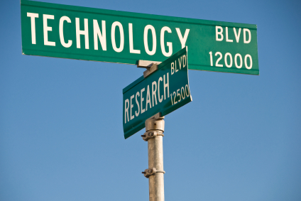 Tech Research Street Sign